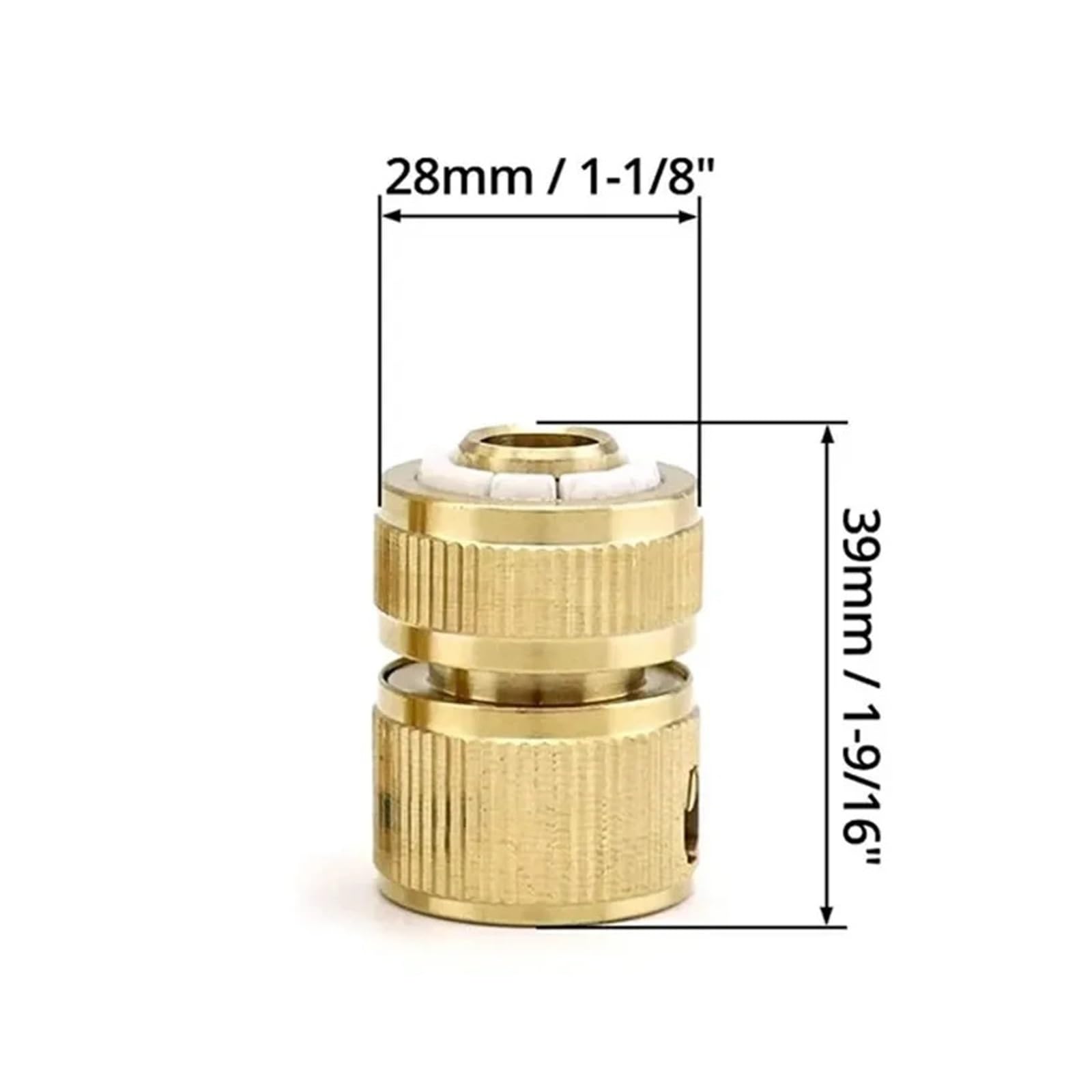 Raccordo Rapido for Tubo Dell'acqua Ad Alta Pressione In Rame | Corpo del giunto ispessito resistente alle alte pressioni(6PCS)