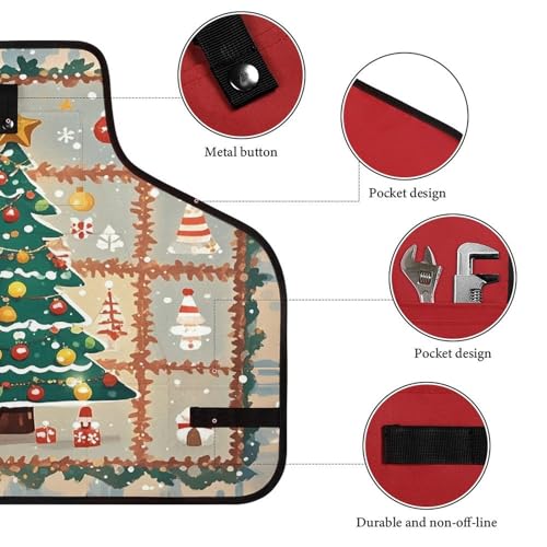Delantal Herramientas Christmas Tree Mat con Bolsillos miniatura 3