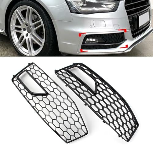 Grille de phare antibrouillard finition nid d'abeille premium pour S4 RS4 - 5