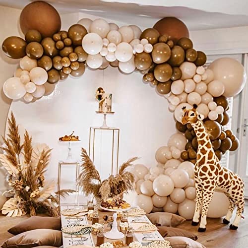 Brown Balloon Garland Kit Coffee Arch Nude Neutral Cream Teddy Bear Tan Safari Party Decorations For Boy Baby Shower Different Sizes Brown Balloon Garland Kit Coffee Arch Nude Neutral Cream Teddy Bear Tan Safari Party Decorations For Boy Baby Shower Different Sizes