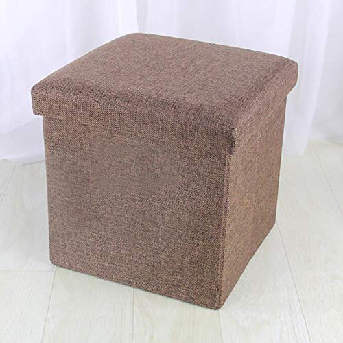 Repose-Pieds de Rangement Pliable Solide 350 LB aux Finitions Soignées