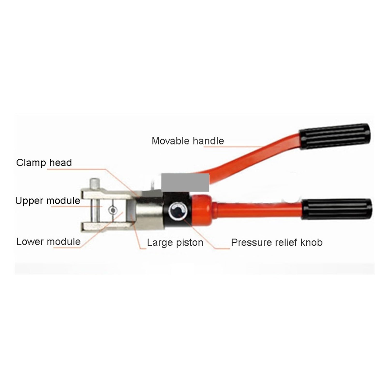 Pinza For Crimpare Idraulica For A Pressione Confinante 12T 18mm 16-300mm2 Vendita Calda Controllo Preciso