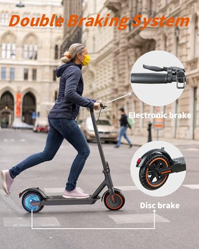 Electric Scooter, 500W/750W/1500W Peak Motor, 8.5″/10″