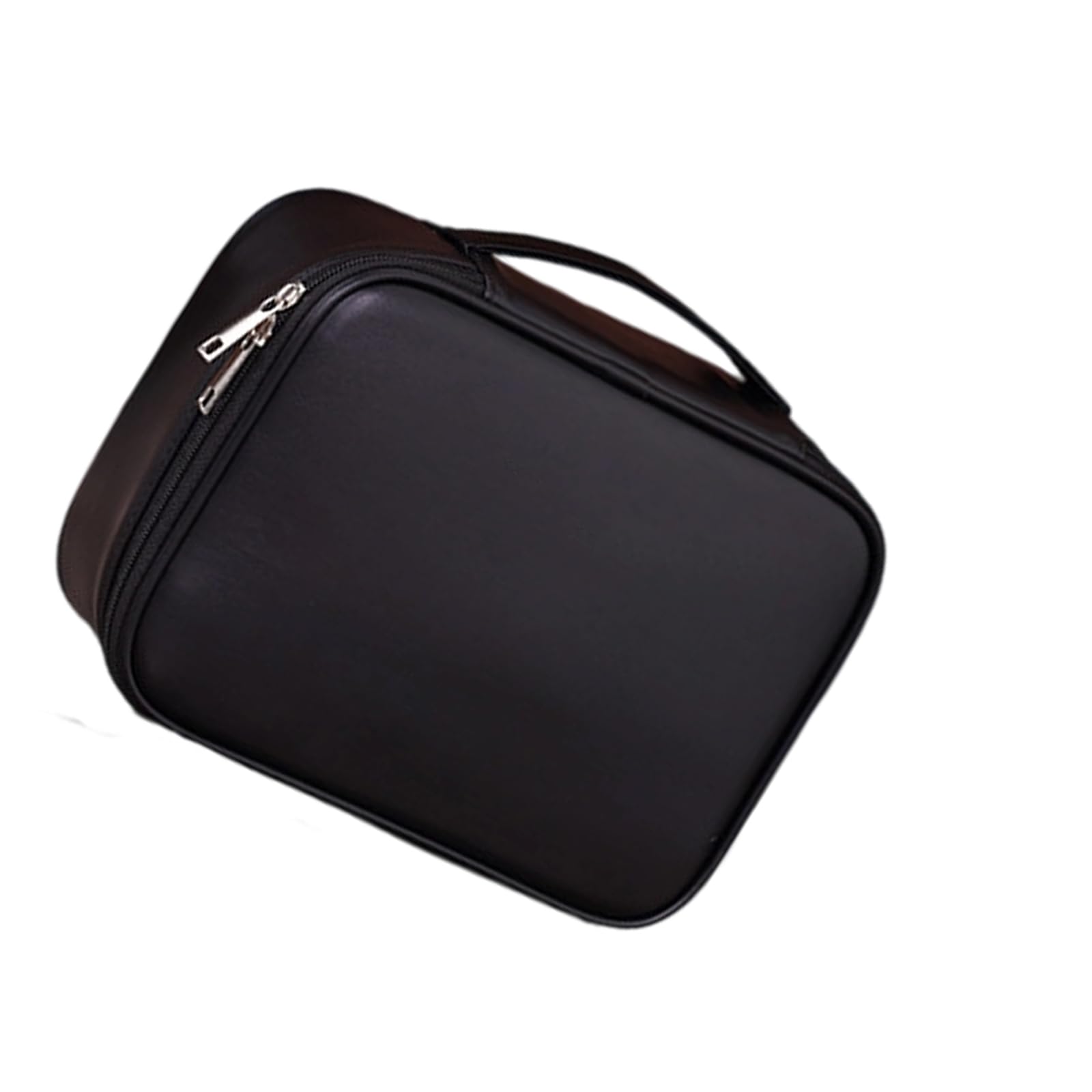 Buxuaaaa Spacious Cosmetic Storing Bag Featuring Water Resistant PU Substance and Stylish Modern Design for Daily Use PU Substance Makeup Bag