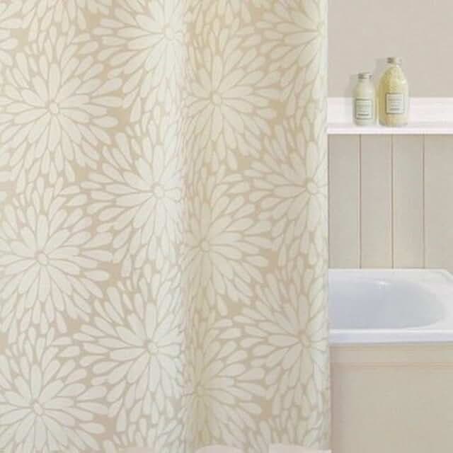 Amazon.co.uk cream shower curtain