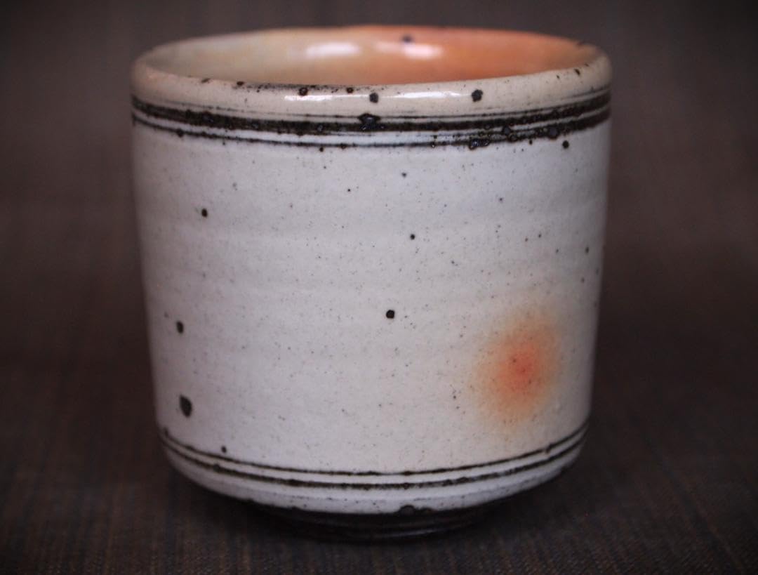 新作★中里太亀【師＆父：中里隆】三島唐津湯のみ 新作☆中里太亀【師＆父：中里隆】三島唐津湯のみ