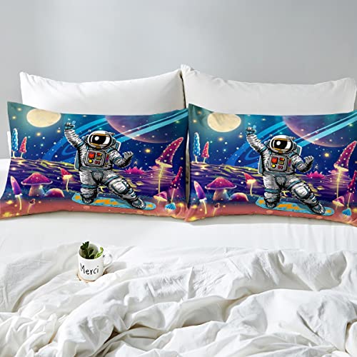Housse de couette univers et astronaute, le cadeau de lit parfait