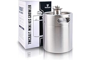 TMCRAFT Growler: The Ultimate 64oz Stainless Steel Portable Keg for Beer Lovers