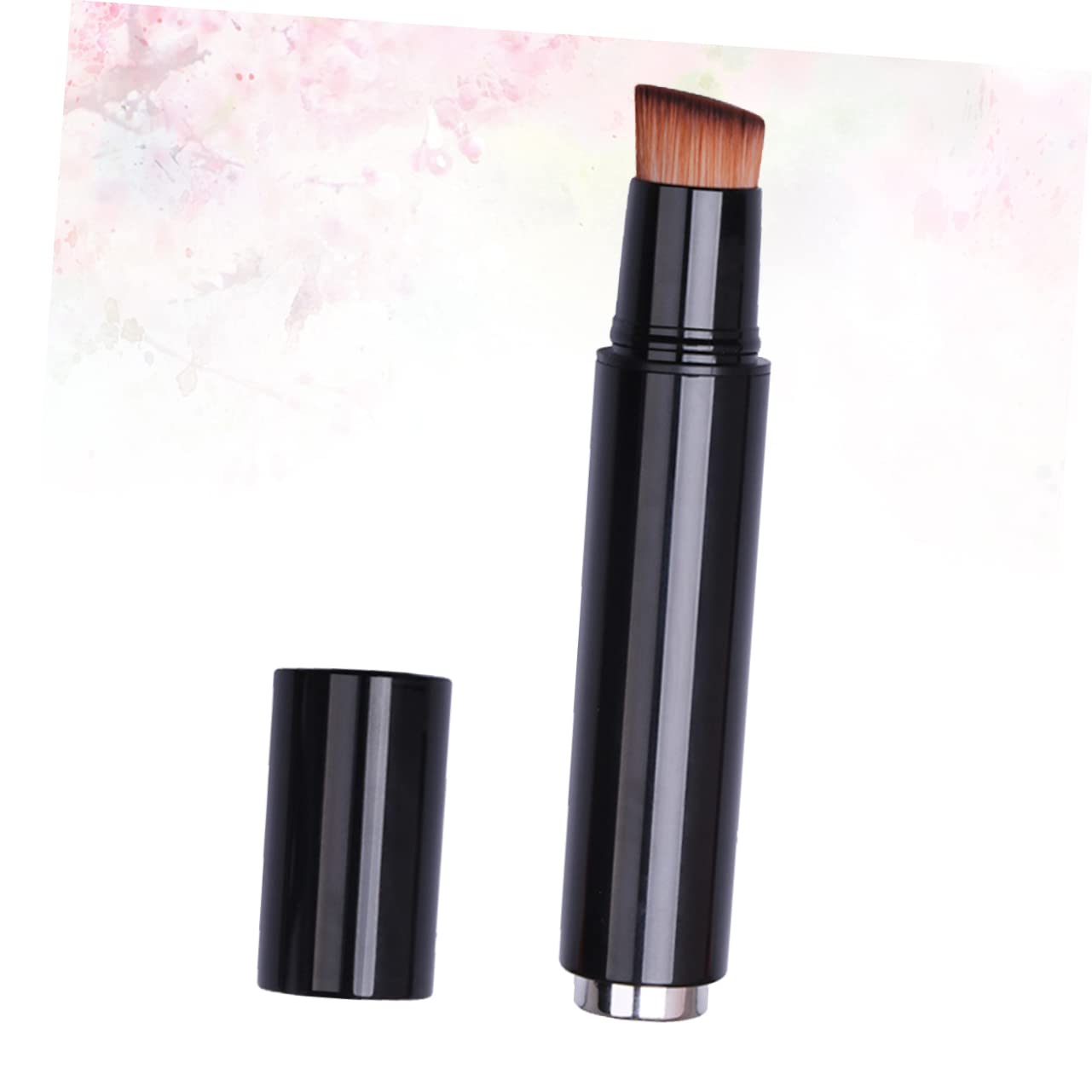 Mikinona 2pcs Foundation Makeup Brush Set Blending Brush for Liquid Foundation Portable Soft Dense for Travel