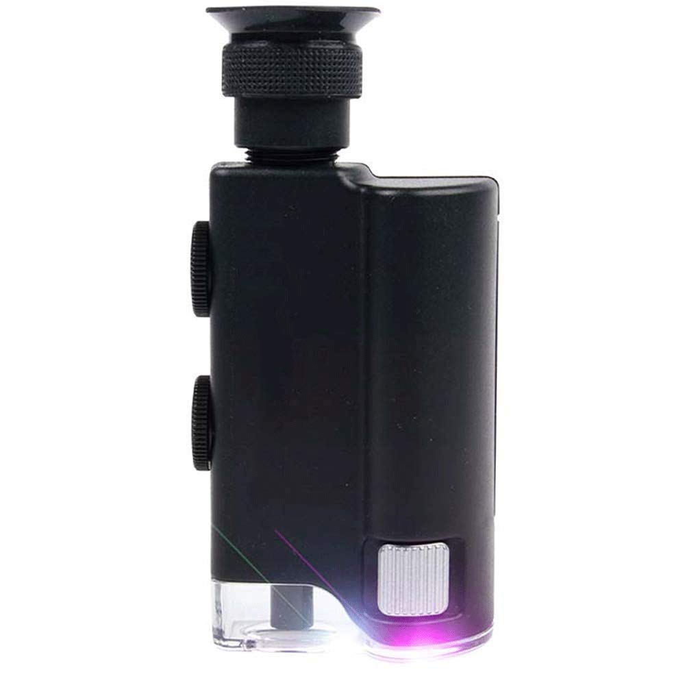 Loupe 2 en 1, loupe éclairée – pour Bureau, Couture, Table – Lumière vive pour la Lecture, grossissement 200-240x Warm as Ever