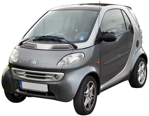 CG94 Retrovisor eléctrico térmico derecho [lado del pasajero] para coche: FORTWO - Calota negra