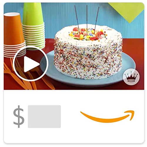 Amazon eGift Card - Birthday Cake (Animated) [Hallmark]