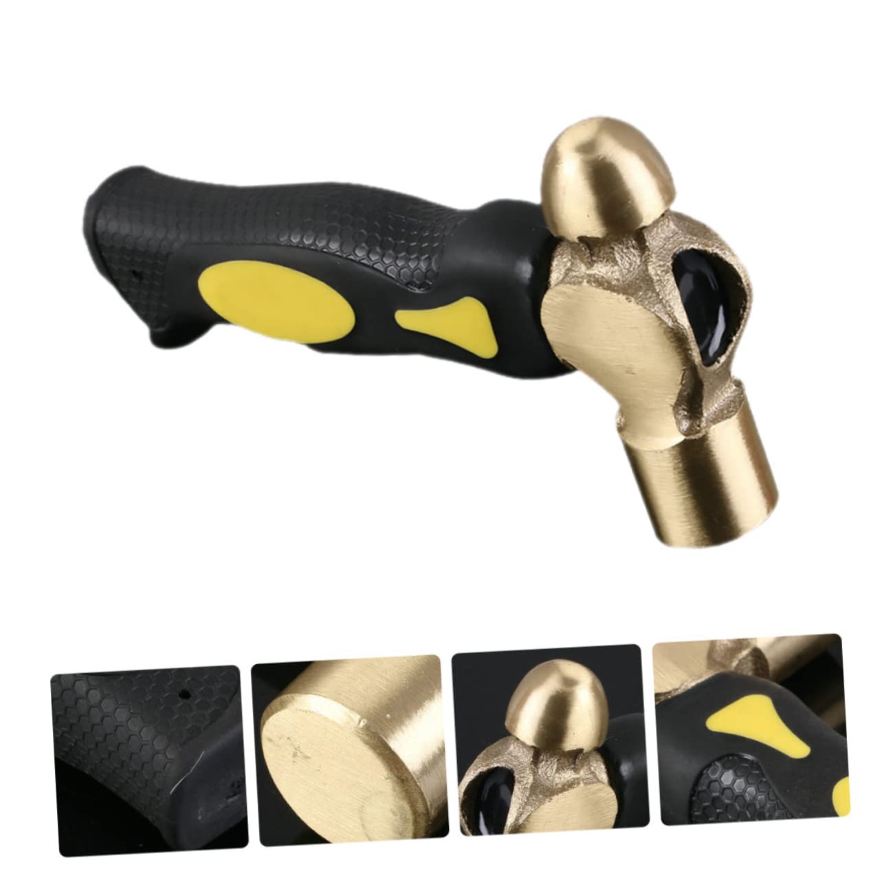 Angoily Martillo De Estampación De Latón De Mango y Agarre Ergonómico Para Bricolaje y Manualidades