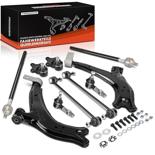 Frankberg 10x Kit de Bras de Suspension Avant Compatible avec Xsara Picasso N68 Saxo S0 S1 306 Cabriolet 7D N3 N5 Xsara N1 Partner Combispace 5 G ZX N2...
