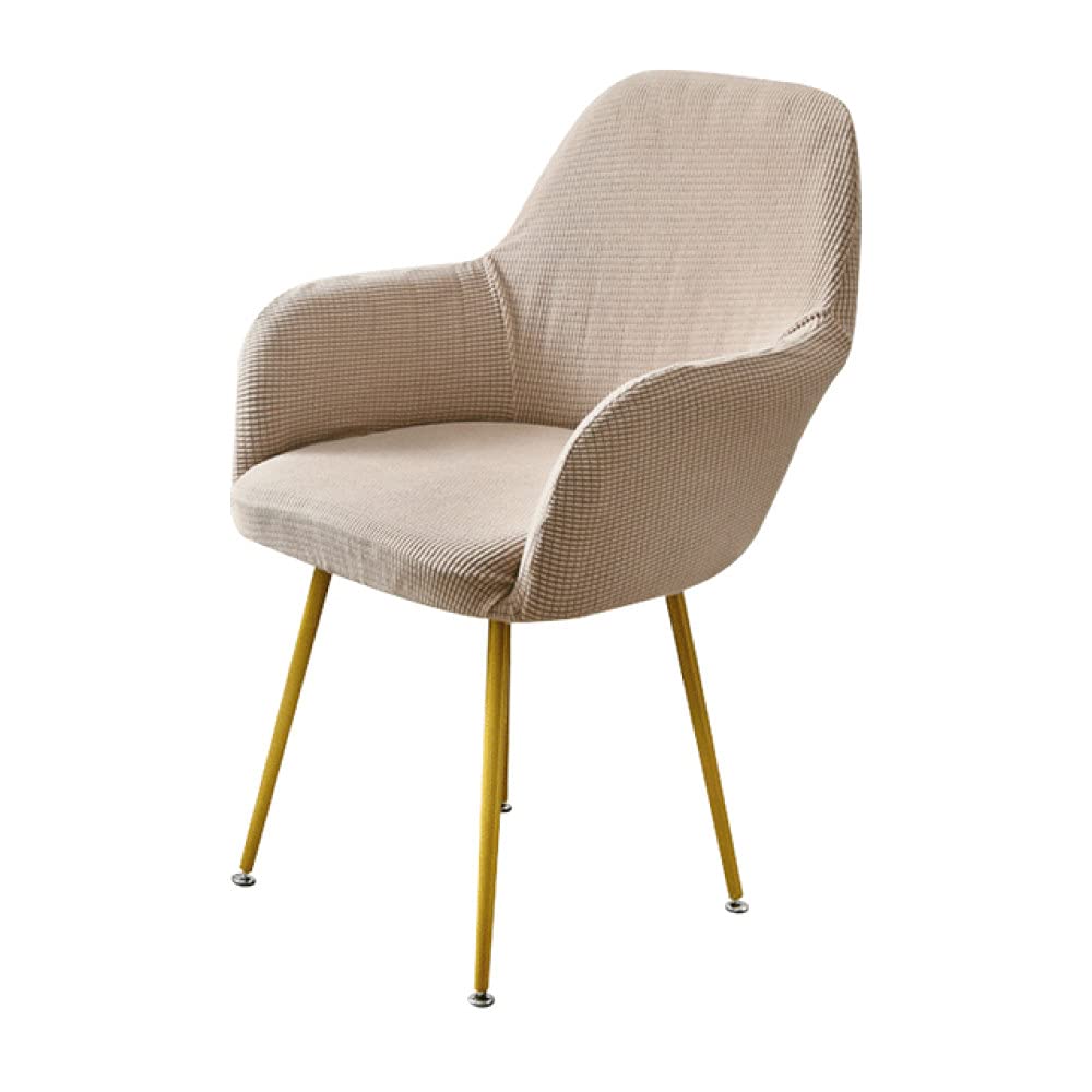 Housse de chaise amovible en polaire douce, protection de siège haute élasticité