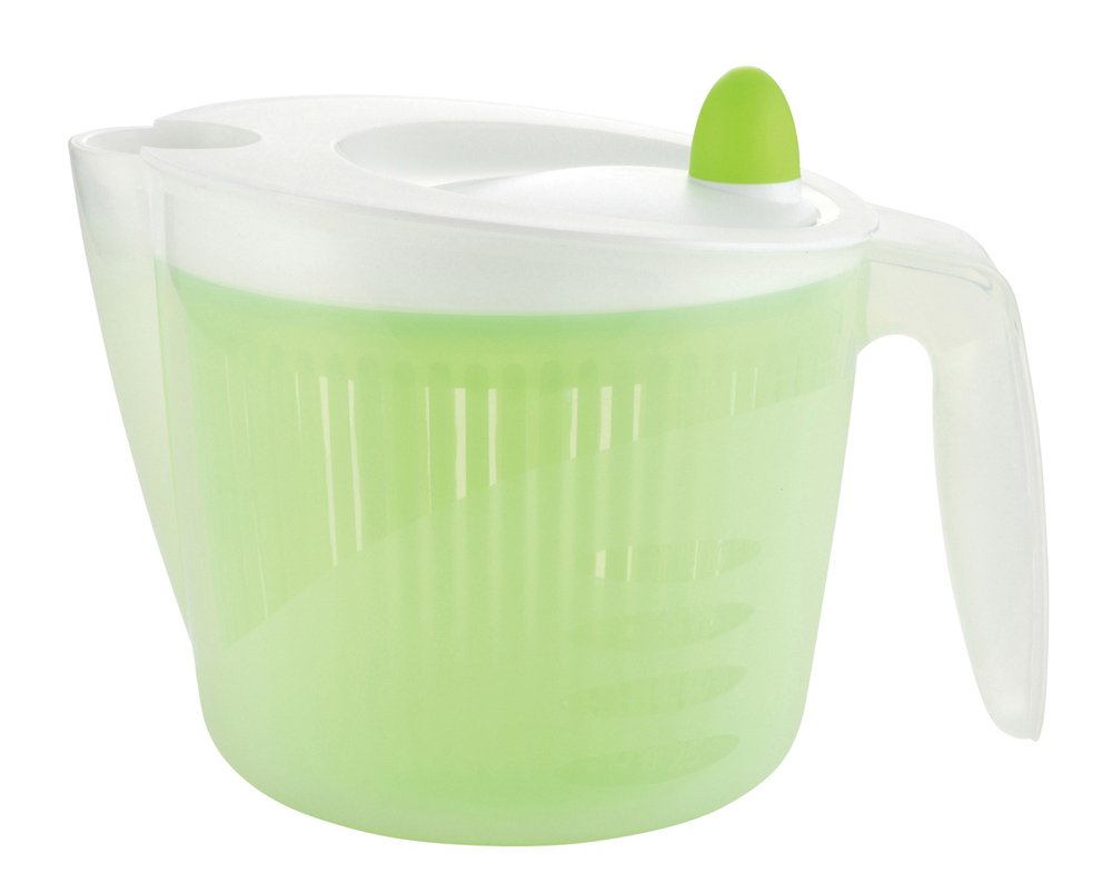 Pearl Metal Just Right C-8492 Vegetable Colander Salad Spinner Green