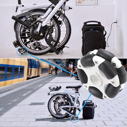 Roues Omni de 58 mm pliants Brompton pour simplifier vos trajets - 4