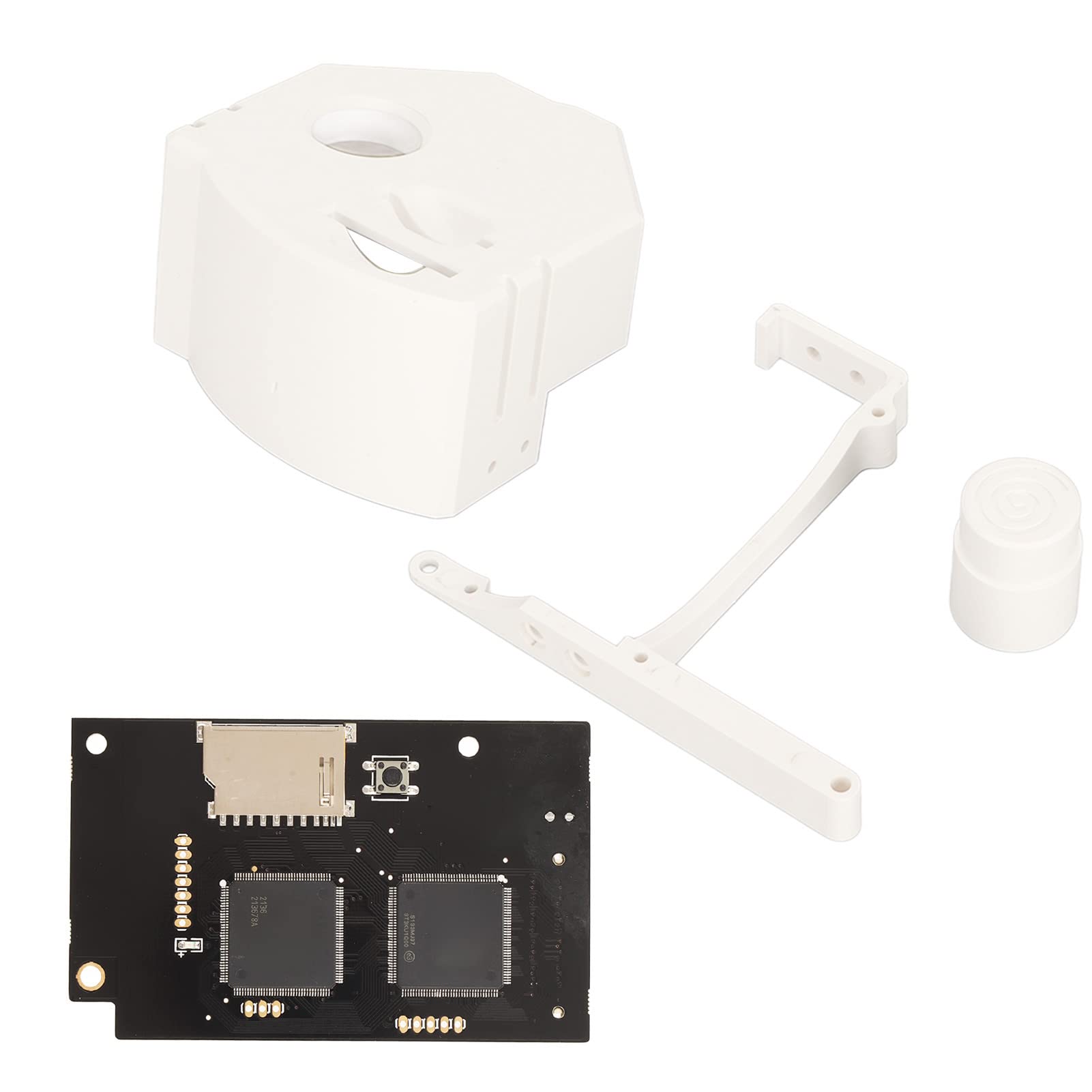 Generic Akcesoria do Konsoli do Gier, Zestaw Płytek do Symulacji Napędu Optycznego V5.15b z Szybkim Odczytem i kartą Pamięci 64 GB dla Hosta VA1 (WHITE)