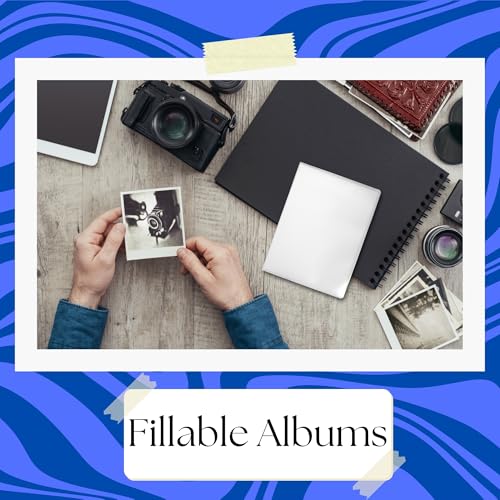Iconikal 5 Pack, 4x6 Inch, Holds 24-Photos. Photo Albums with Clear Cover to Store and Display Memories, Vacations, Events, Weddings