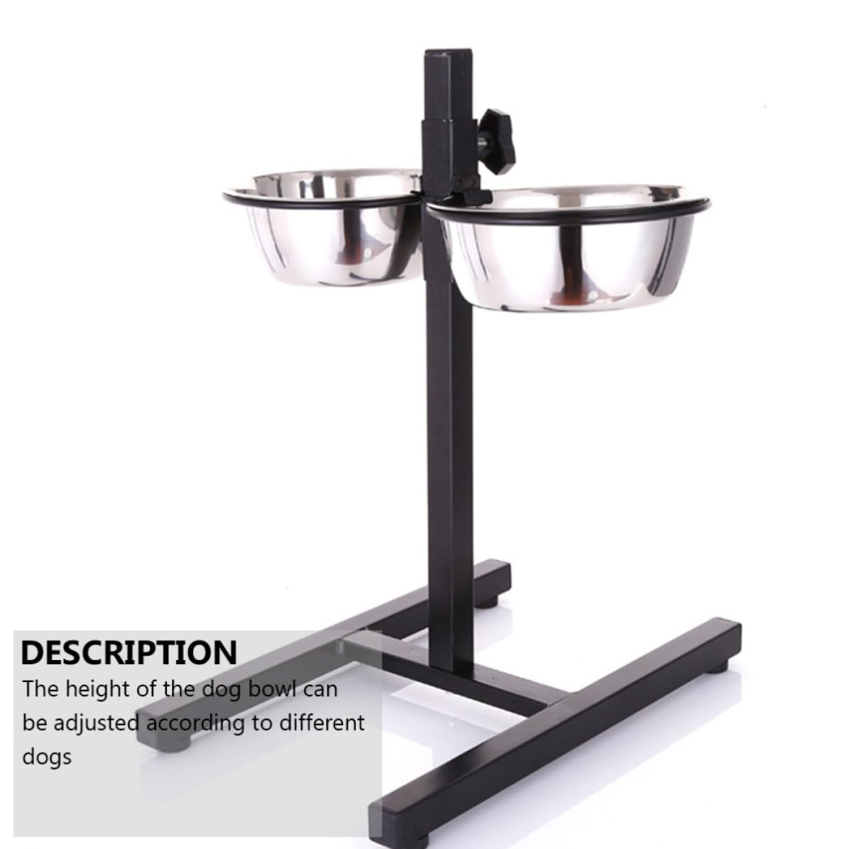 1ensemble Gamelle pour Chien Surélevée Acier Inoxydable avec Bols Amovibles Antirouille et Facile à Nettoyer Adaptée pour Chiens et Chats Support Stable