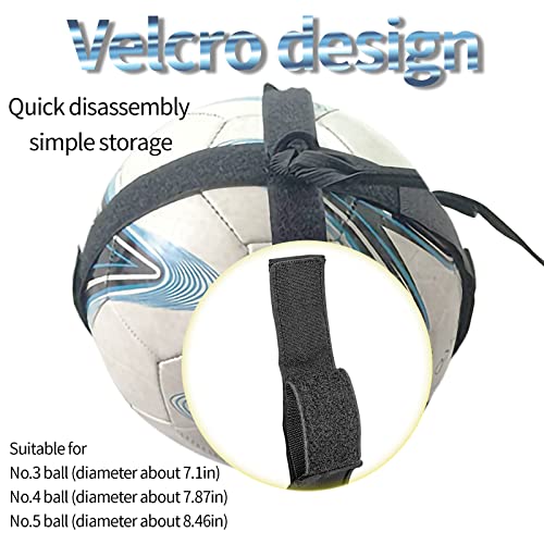 Rhinenet Soccer Training Belt Soccer Training Equipment for Soccer Volleyball Rugby Trainer Football Kick Throw Solo Practice Training Aid Control Skills Adjustable Waist Belt for Kids Adults