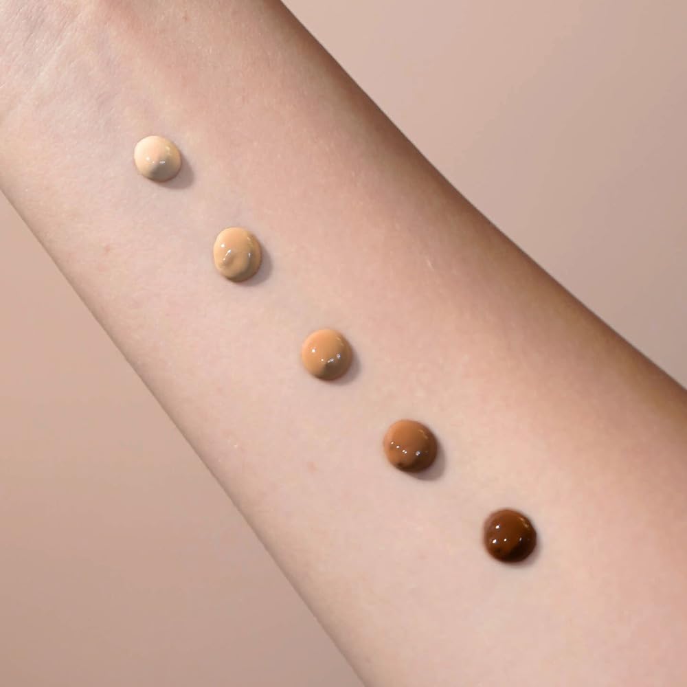 JUNGLÜCK Getöntes Serum Gesicht – Vegan | Pflegende Foundation mit Hyaluron | Gesichtsserum für einen natürlichen No-Make-Up Look mit leichter Deckkraft für einen gleichmäßigen Teint - Mittel