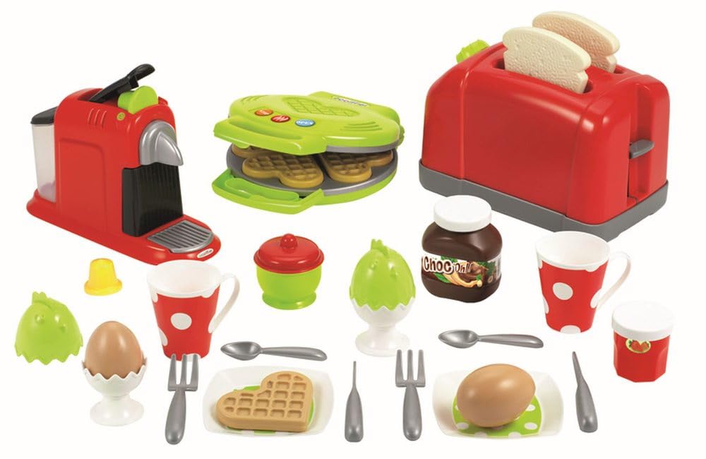 Ecoiffier Großes Spielset mit Toaster und Waffeleisen