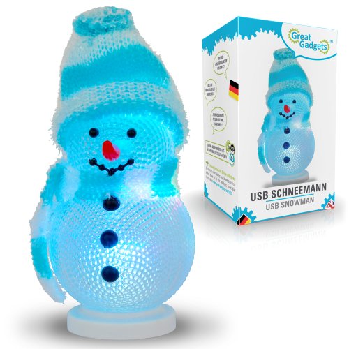 Preisvergleich Produktbild GreatGadgets 3201 USB Schneemann mit Farbwechsel