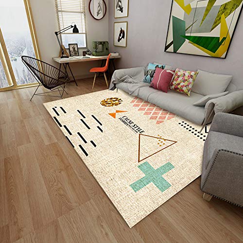 Tapis de table basse avec impression 3D Mc-08 de format rectangulaire 80x120cm - 2