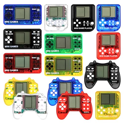 Hahorpa 15unds Mini Consola Retro Llaveros Infantiles, Regalos Cumpleaños Niños Colegio, Mini Juegos para Sorpresas para Cumpleaños Infantiles, Regalitos Cumpleaños Invitados niños Niñas