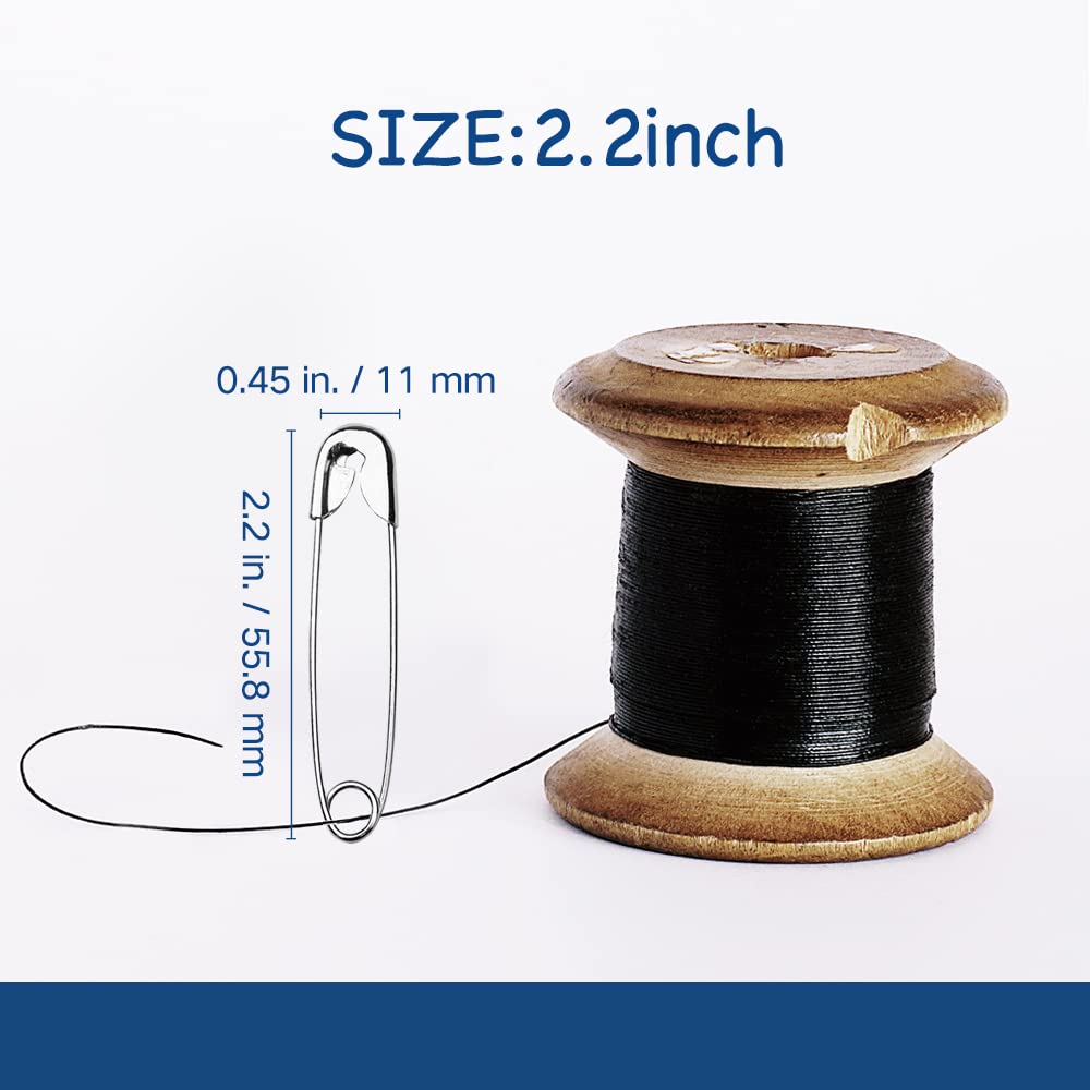 Lot De 200 épingles à Nourrice Taille 2 Pour Couture, 38 Mm - 12