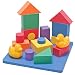EWONDERWORLD Non-Toxic Floating Waterproof Foam Building Blocks Bathtub Toys for Children w/ Tote Bag: Non-Recycled Quality & Lead Free
