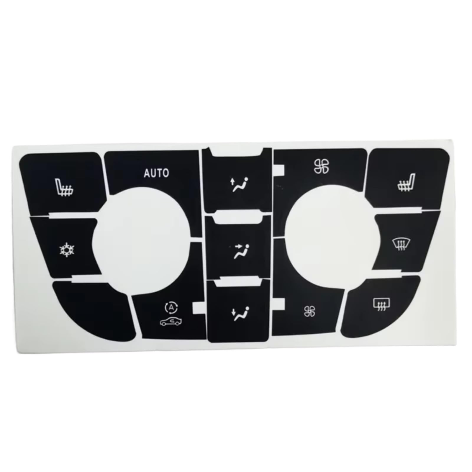 Modification Interior Compatible with Vauxhall for Holden Radio Button Sticker Repair Decals Dashboard Fixing Climate Control CD MP3 Panel Accessory