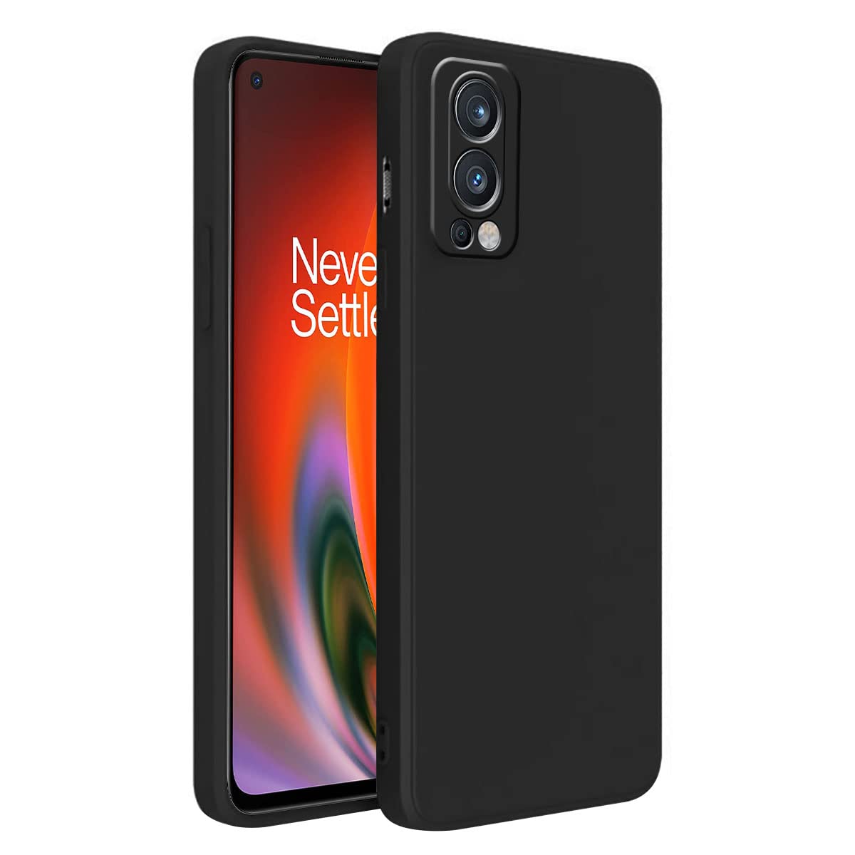 LIRAMARK Silicone Soft Back Cover Case for OnePlus Nord 2 5G / 1+ Nord 2 5G (Silicone Black) (B0BL14Q2XS) Amazon Price History, Amazon Price Tracker