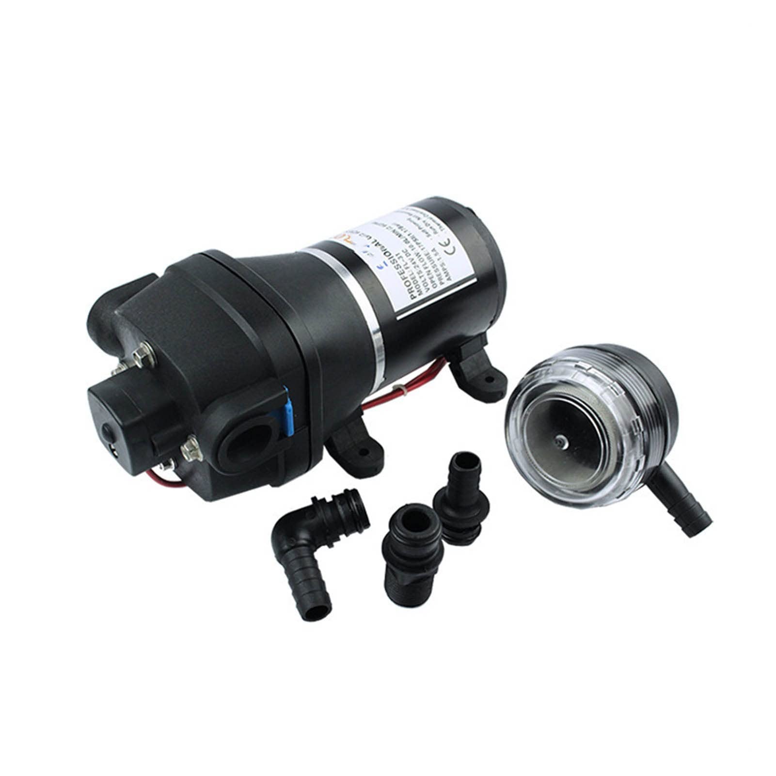 Bomba de diafragma 10 m3/h con válvulas Viton Diafragma Santoprene 17PSI Interruptor de demanda 24V