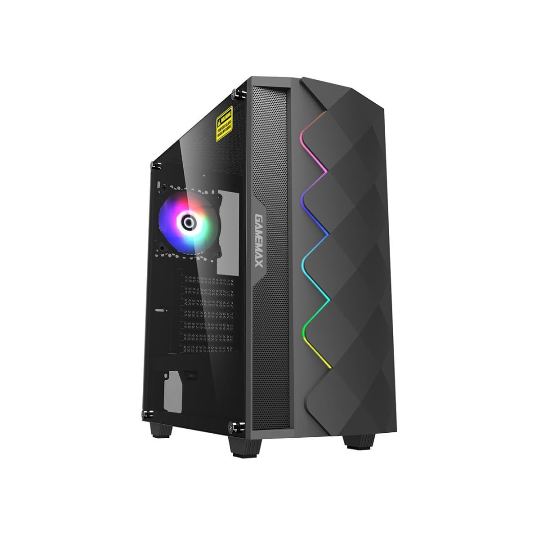 Amazon.co.jp: GAMEMAX ミドルタワーPCケース ダイヤモンド ATX対応