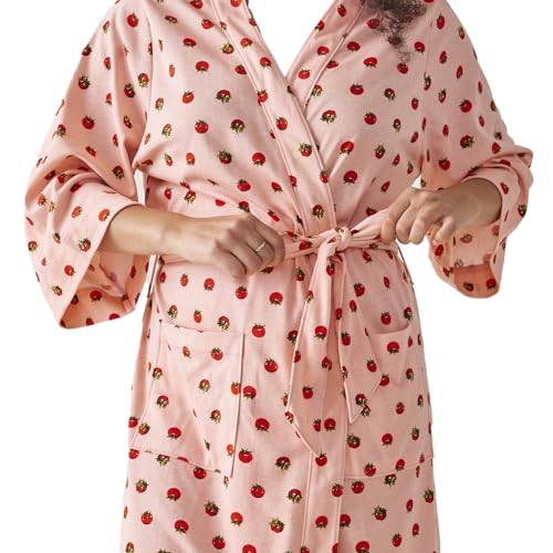 Image of Vera Bradley Women's Cotton Cozy Knit Robe (Extended Size Range)