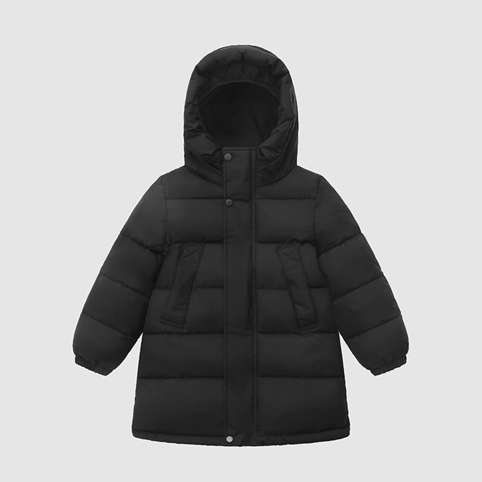 WWricotta Bambini Cappotto Lungo con Cappuccio Ragazzi Ragazze Inverno Caldo Giacca Trapuntata Imbottita Cappotti Capispalla159