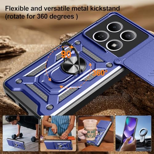 Coque Poco M8 5G en TPU rigide et polycarbonate avec support anneau intégré - 3