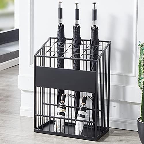Modern Grid Design Commercial Umbrella Stand for Sturdy Canes & Walking Sticks Perfect for Home & Office Use Space Saving Stylish Storage Solution