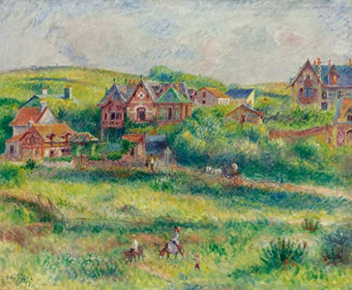POSTERIIk Famoso Pintura Abstracta Lienzo de graffiti la casa de Blanche Pierson Pourville de Pierre Auguste Renoir Para la Decoración del Hogar 60x90cm