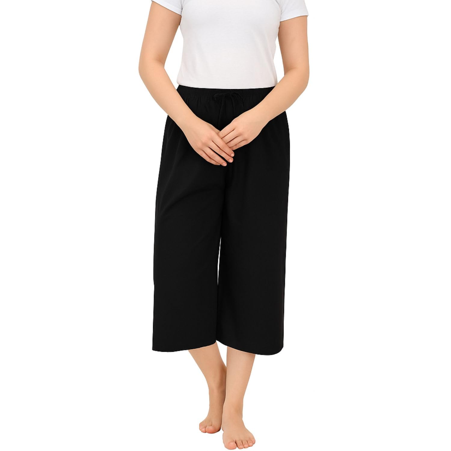 Womens Loosefit Capri, 3/4th Capri for Girls Single Pack-picture-29