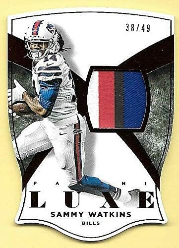 2015 Panini Al sold out. Luxe Die Cut Prime Red Watkins Sammy 4 Patc Color #5 Genuine Free Shipping