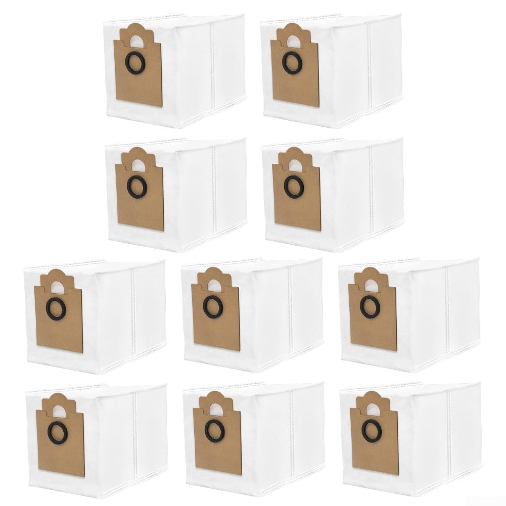 Lot de 10 sacs à poussière pour station de base pour aspirateur robot Lefant M2 Pro/M2S Pro, grande capacité de 3,5 l pour un nettoyage efficace