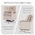 SnugVista Patio Furniture Set, 12-Piece Outdoor Sectional Sofa with Swivel Rocker Chairs & Ottomans, Wicker Patio Conversation Set with Coffee Table, Khaki Cushions