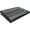 Mackie ProFX22v3 22-Channel Mixer with Built-in Effects and USB + Pro Headphone with Pair of EMB XLR Cable and Gravity Magnet Phone Holder Bundle, TH02 (2)+M