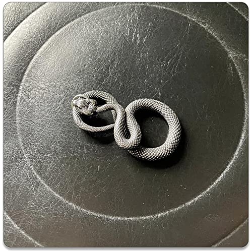 Peas Punk Jewelry Necklace Stainless Steel Snake Pendant Necklace (Around Snake) #TOP2