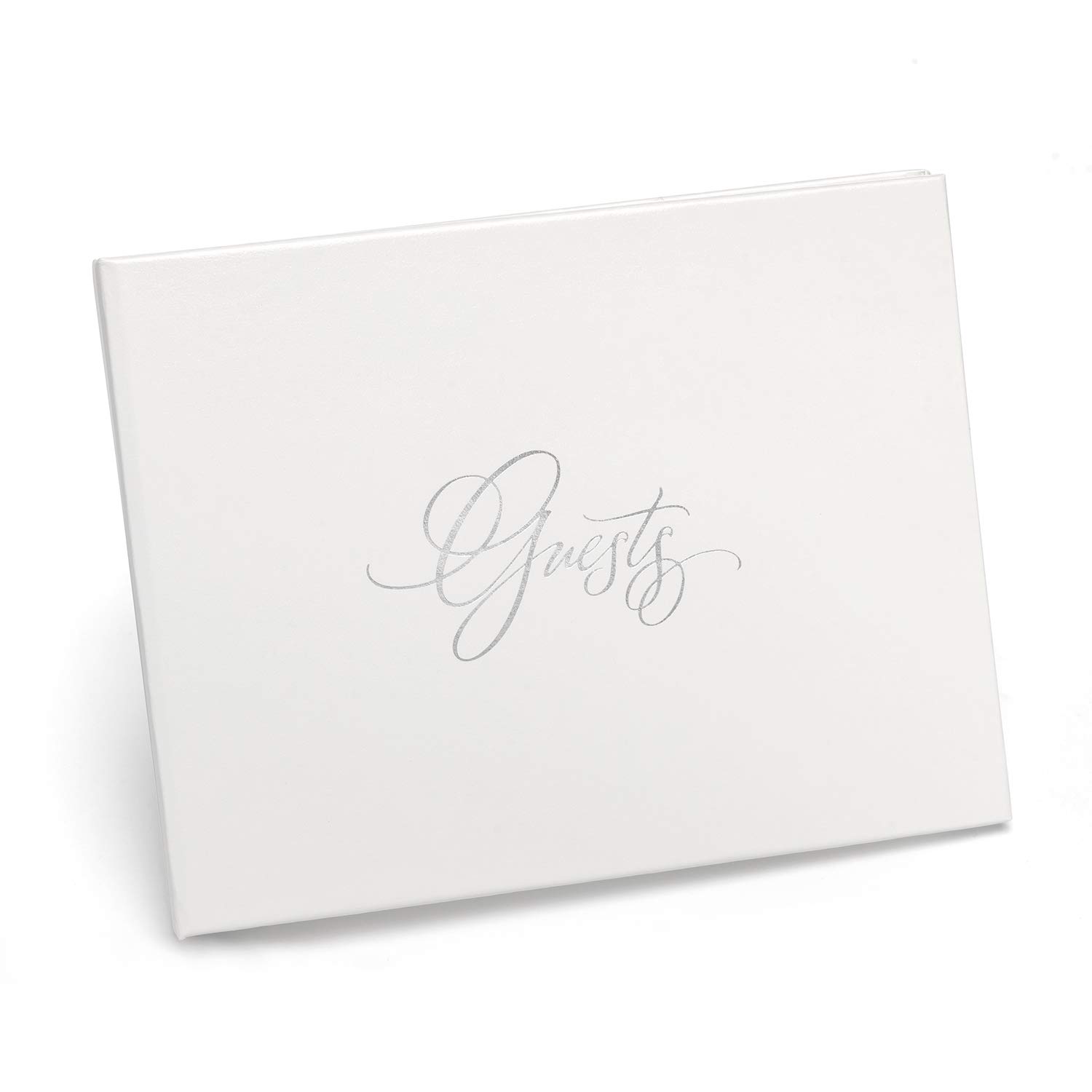 Hortense B. Hewitt 11002 White Guest Book, 7.5 x 5.75-Inches