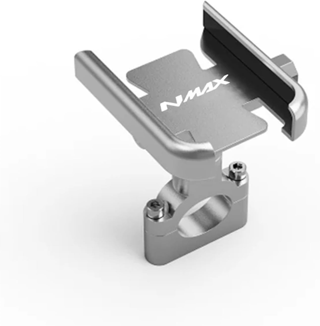 Motorcycle Accessories Handlebar Mobile Phone Holder GPS Stand Bracket for NMAX155 NMAX125 N-MAX All Year(Silver)