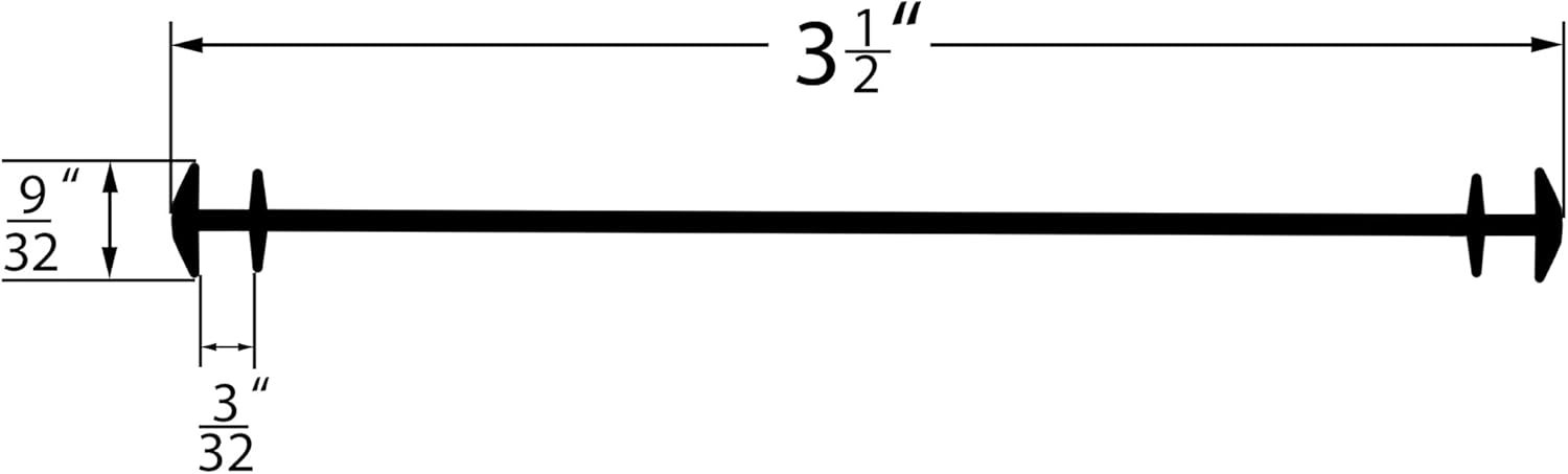 Midland Garage Door Weatherseal (18 Foot Seal)